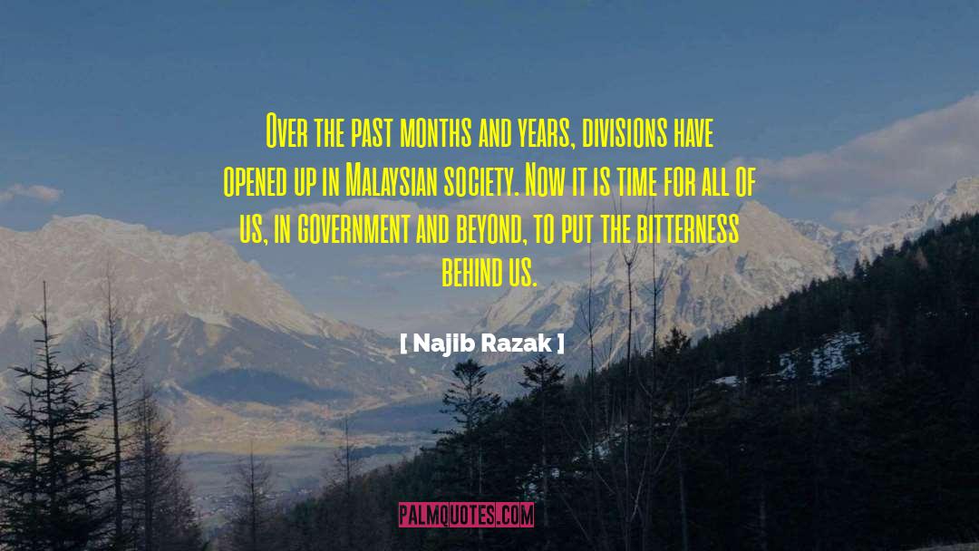 Divisions quotes by Najib Razak