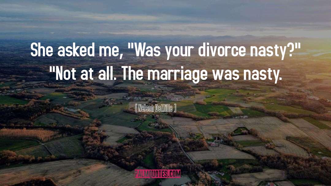 Divorce Coaching quotes by Nelson DeMille