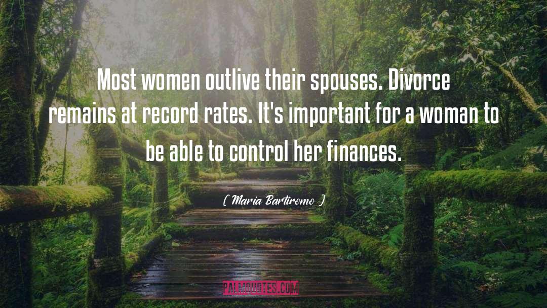 Divorce Rates quotes by Maria Bartiromo