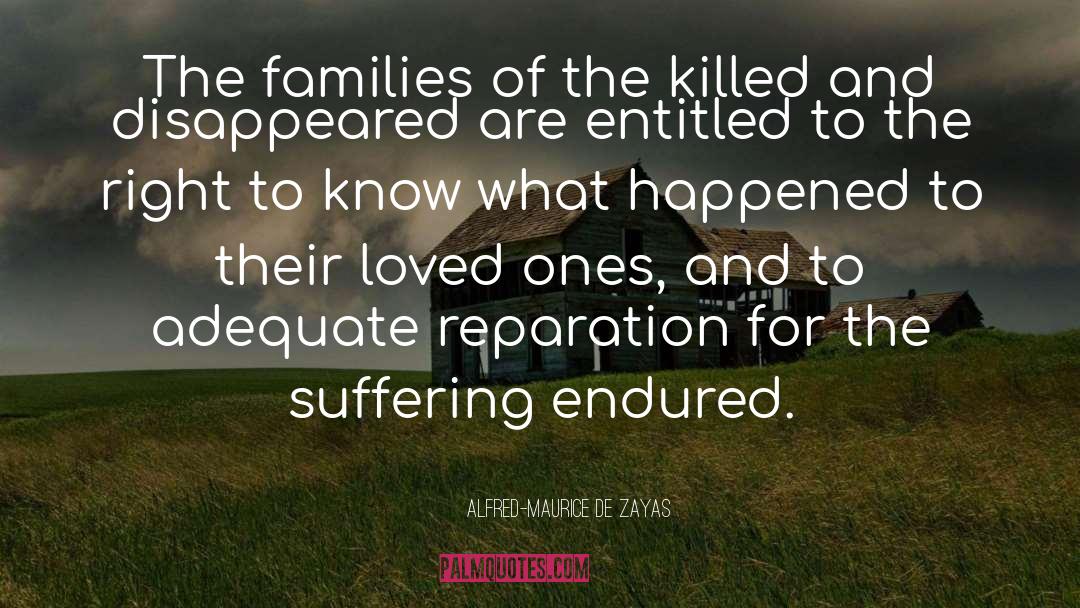 Divorced Families quotes by Alfred-Maurice De Zayas