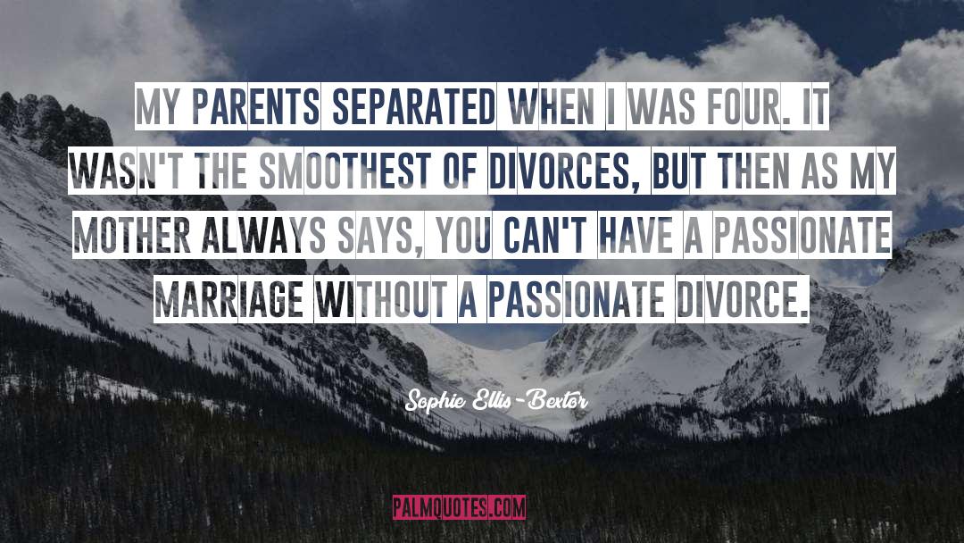 Divorces quotes by Sophie Ellis-Bextor