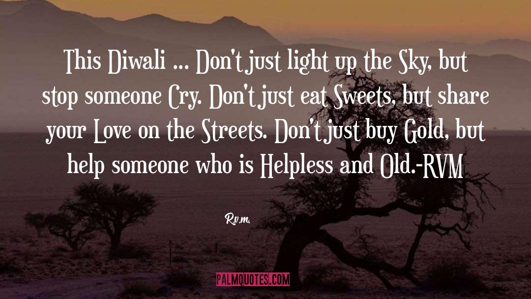 Diwali quotes by R.v.m.