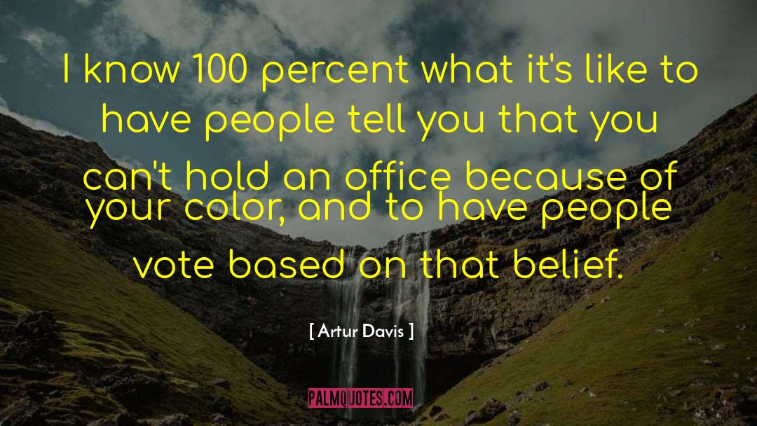 Diy Color Confidence quotes by Artur Davis
