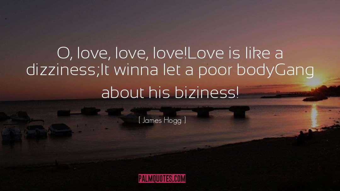 Dizziness quotes by James Hogg