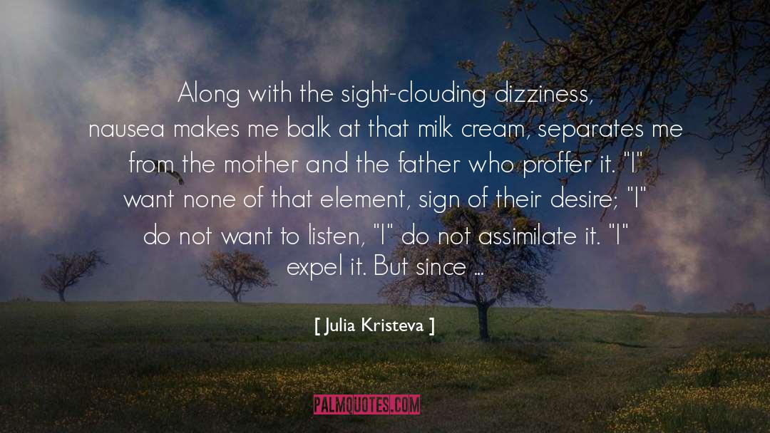 Dizziness quotes by Julia Kristeva