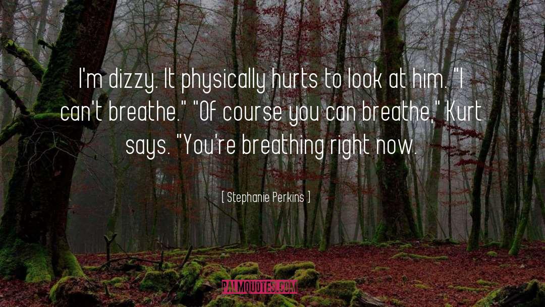 Dizzy quotes by Stephanie Perkins