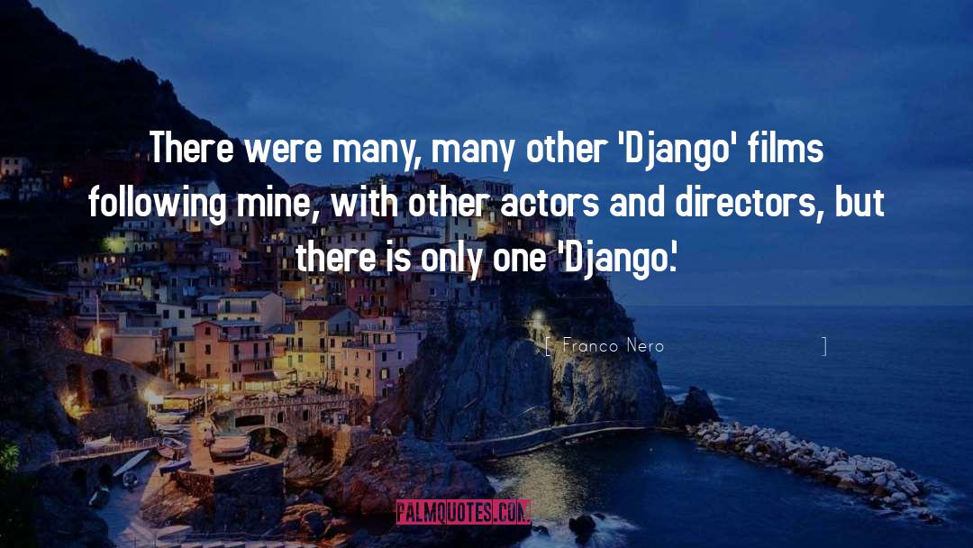 Django quotes by Franco Nero