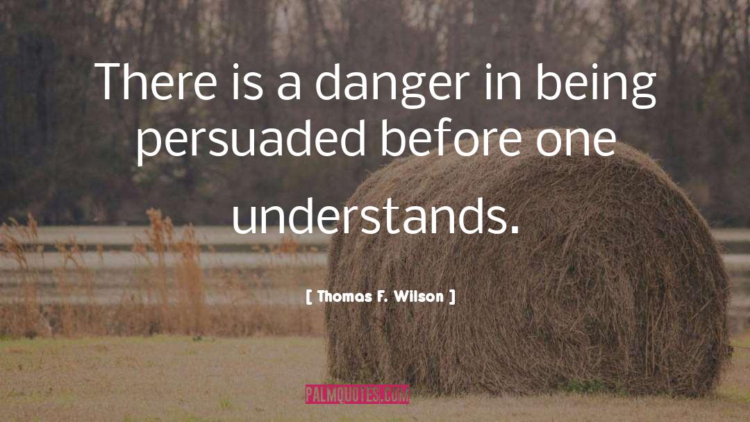 Djimi Danger quotes by Thomas F. Wilson