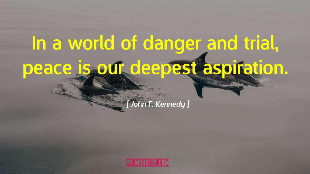 Djimi Danger quotes by John F. Kennedy