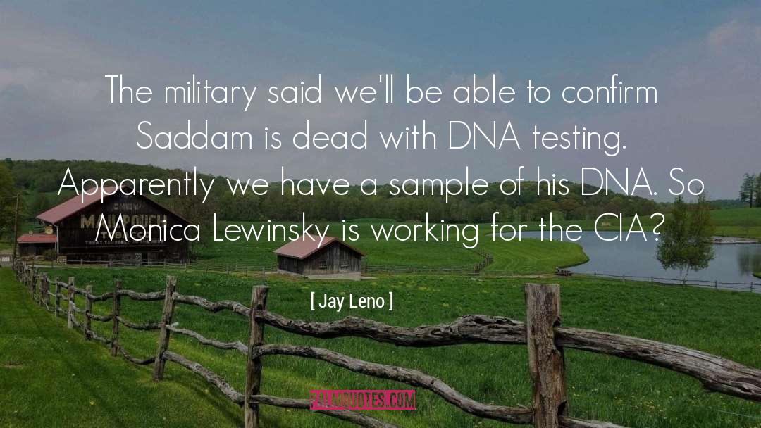 Dna Testing quotes by Jay Leno