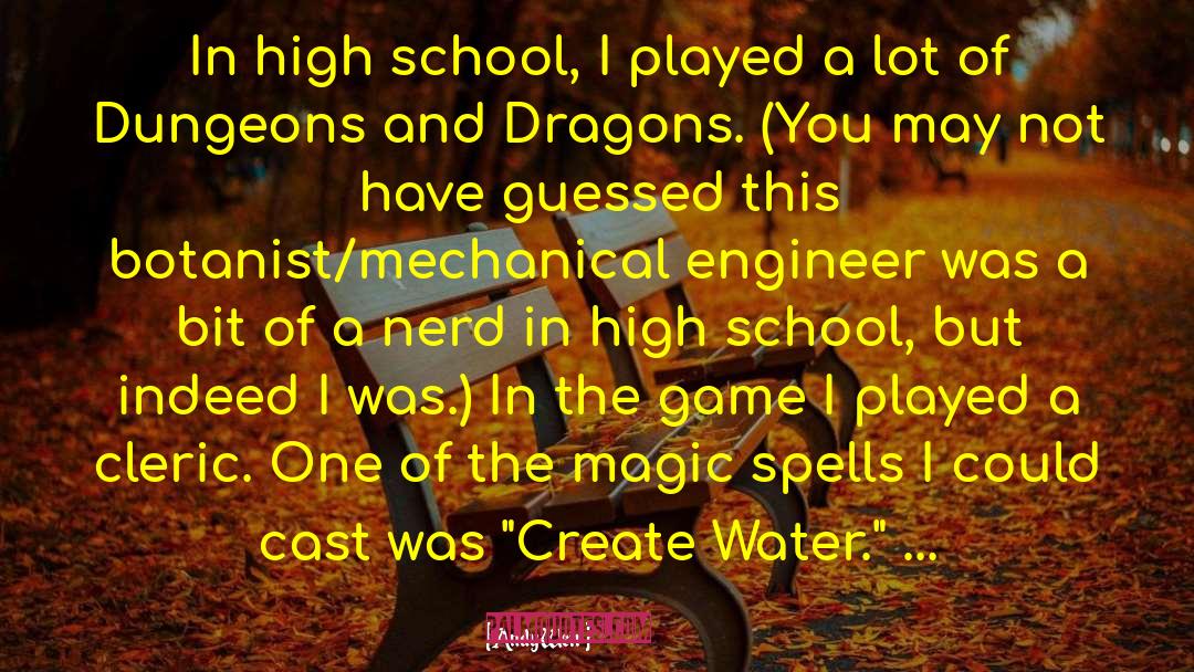 Dnd Dungeons Dragons Rpgs quotes by Andy Weir