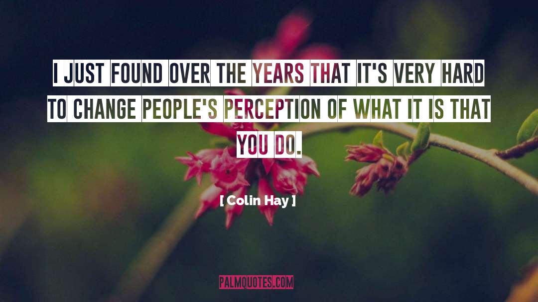 Do Change quotes by Colin Hay