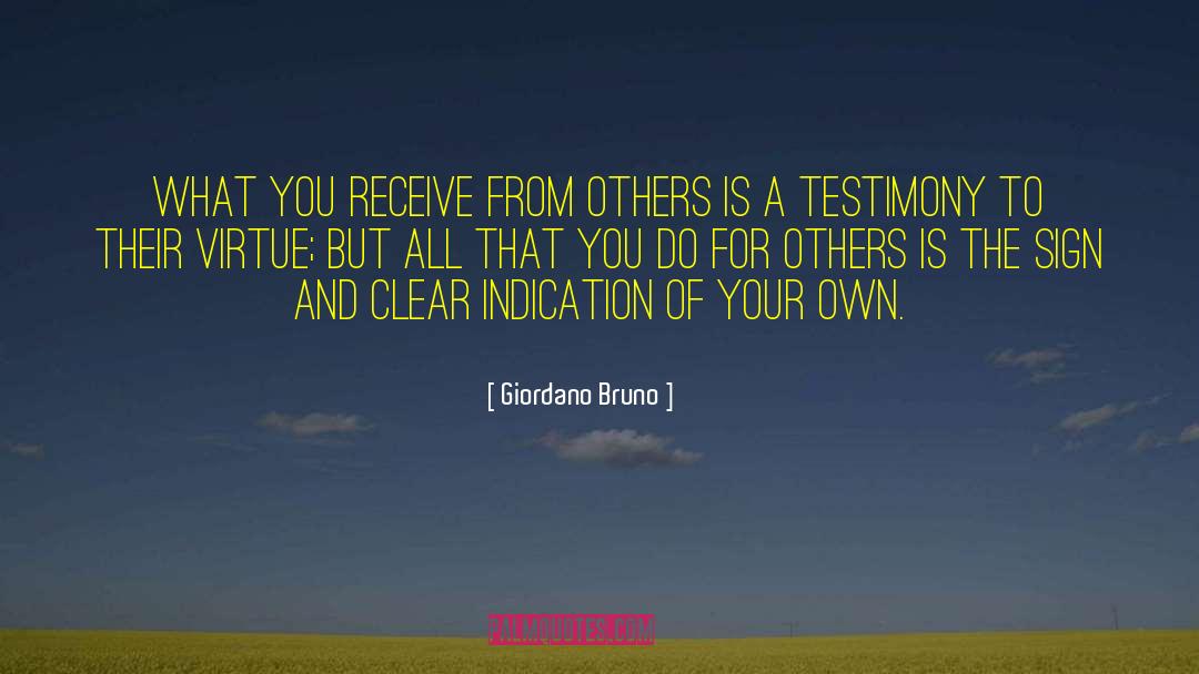 Do For Others quotes by Giordano Bruno