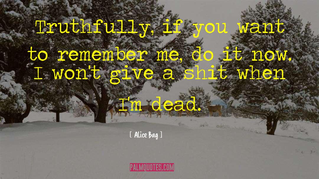 Do It Now quotes by Alice Bag