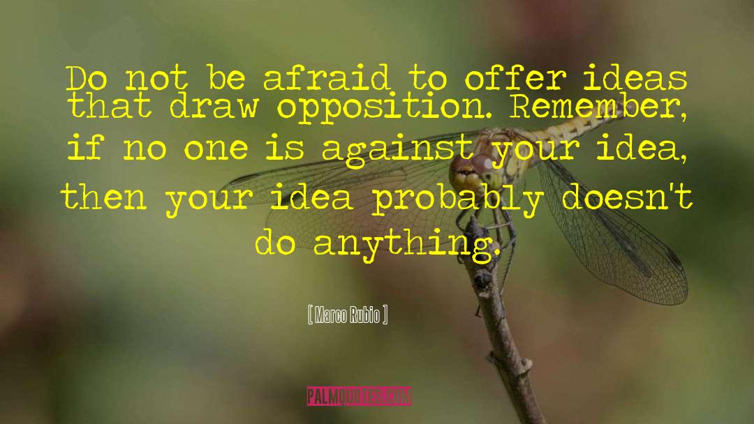 Do Not Be Afraid quotes by Marco Rubio
