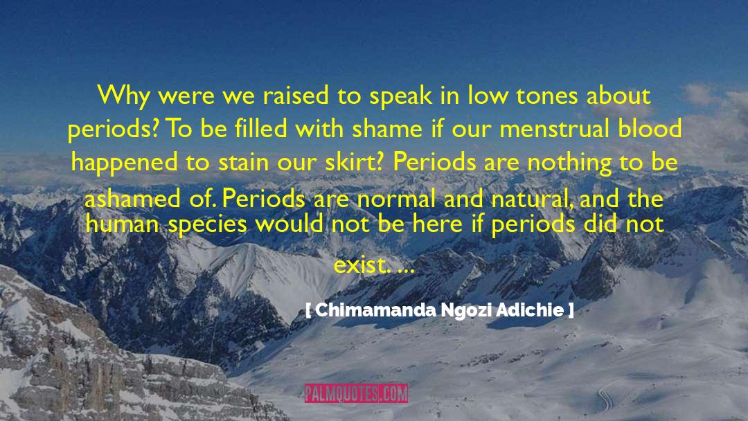 Do Not Be Ashamed Of You quotes by Chimamanda Ngozi Adichie