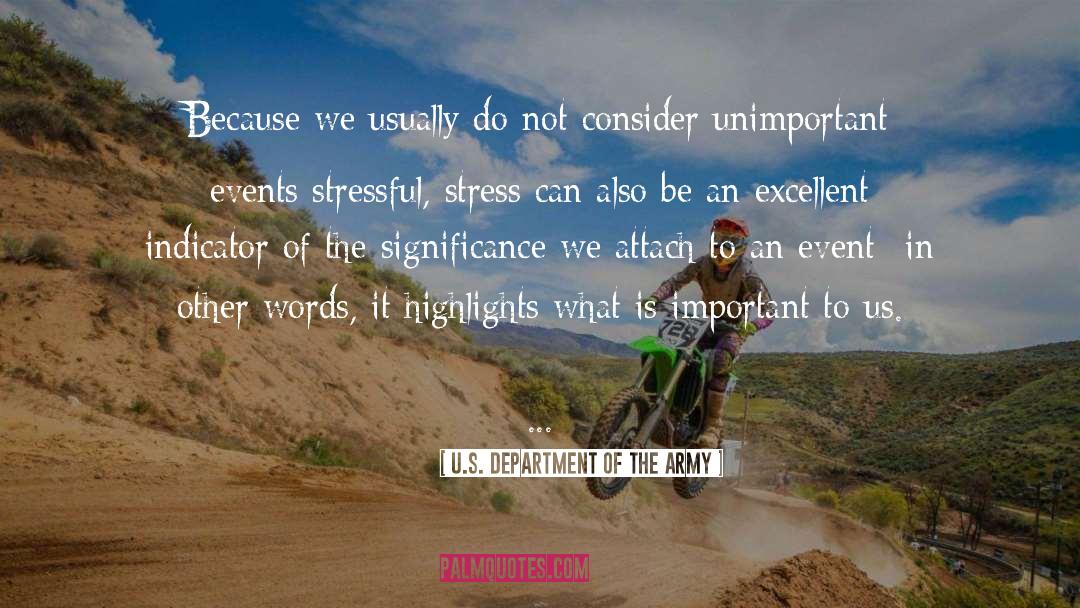 Do Not Be Distracted quotes by U.S. Department Of The Army