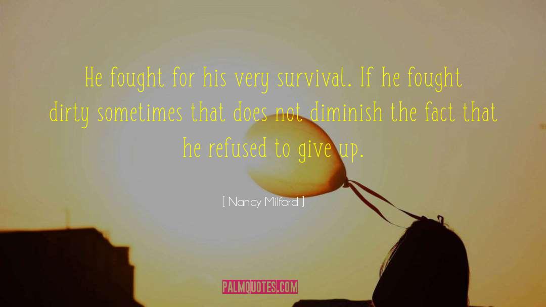 Do Not Give Up quotes by Nancy Milford