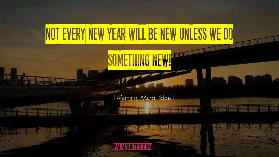 Do Something New quotes by Mehmet Murat Ildan