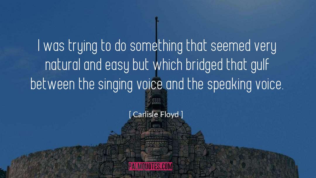 Do Something quotes by Carlisle Floyd