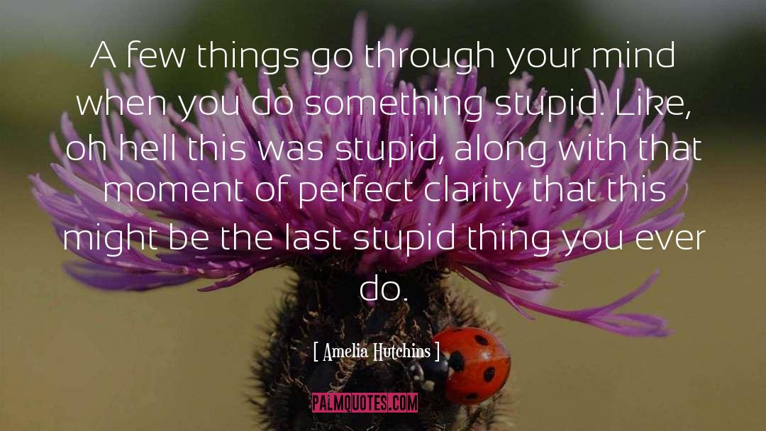 Do Something With Your Life quotes by Amelia Hutchins