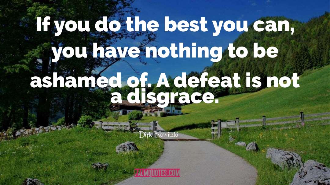 Do The Best You Can quotes by Dirk Nowitzki