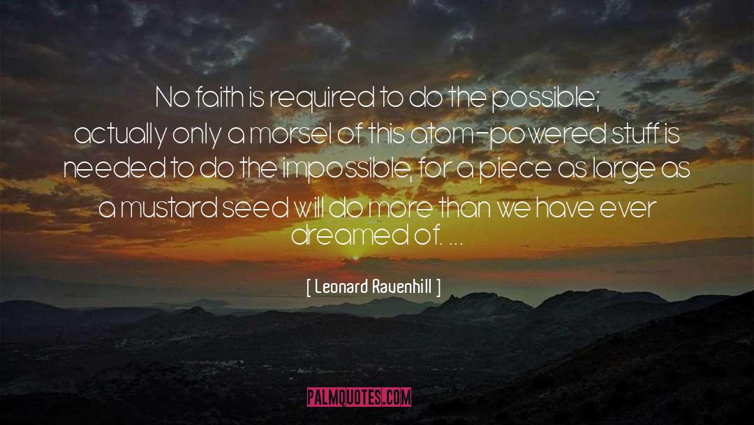 Do The Impossible quotes by Leonard Ravenhill