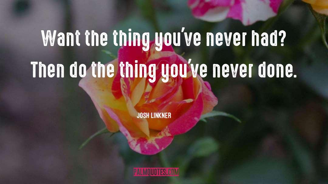 Do The Thing quotes by Josh Linkner