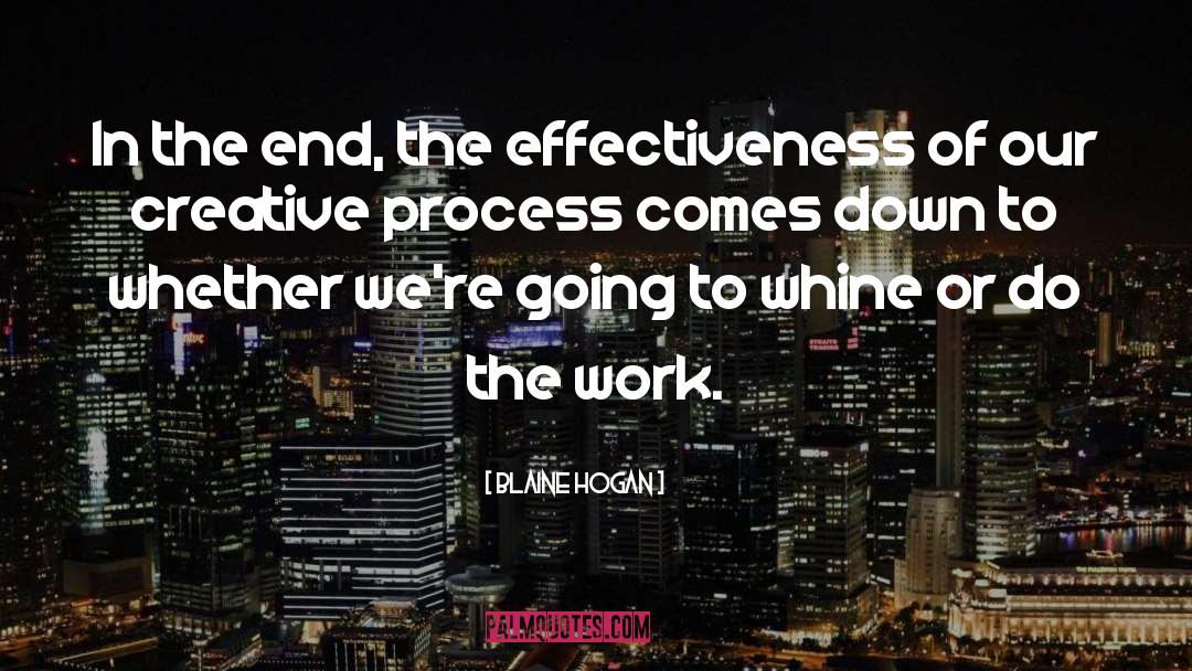 Do The Work quotes by Blaine Hogan