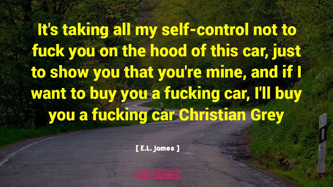 Do We Buy Any Car Honour Their quotes by E.L. James