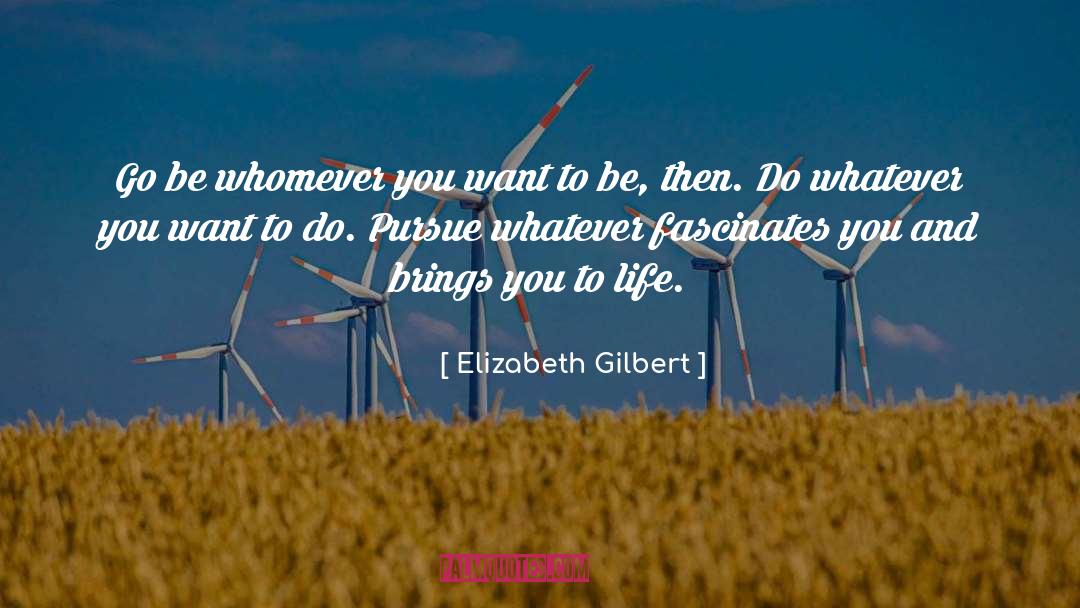 Do Whatever You Want quotes by Elizabeth Gilbert