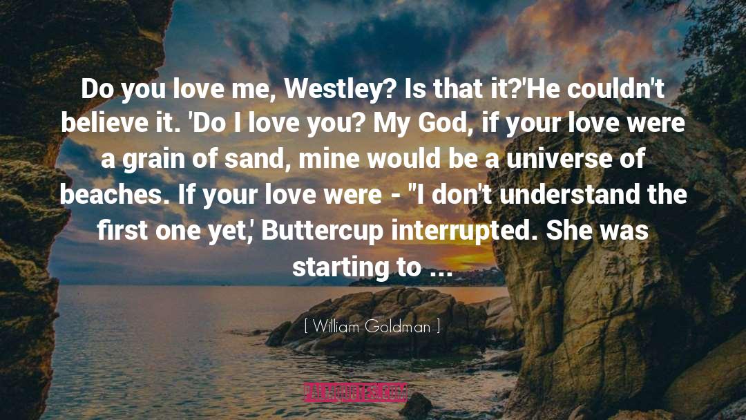 Do You Love Me quotes by William Goldman