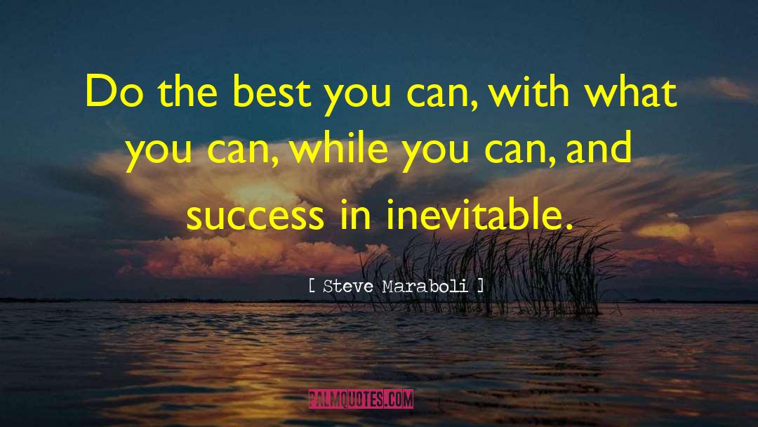 Do Your Best With What You Have quotes by Steve Maraboli