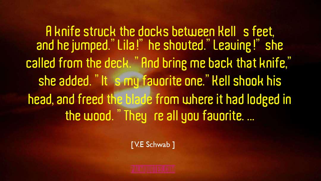 Docks quotes by V.E Schwab