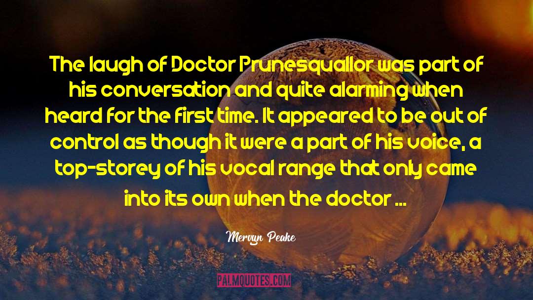 Doctor Morbidity quotes by Mervyn Peake