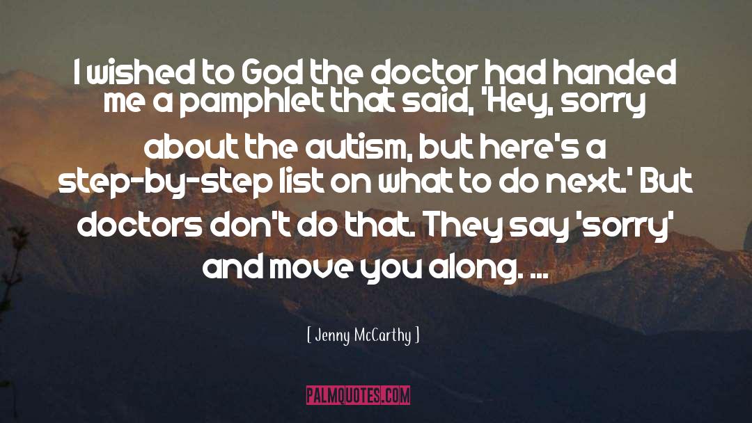 Doctor quotes by Jenny McCarthy