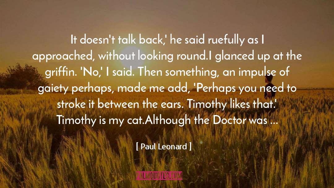 Doctor Sleep quotes by Paul Leonard