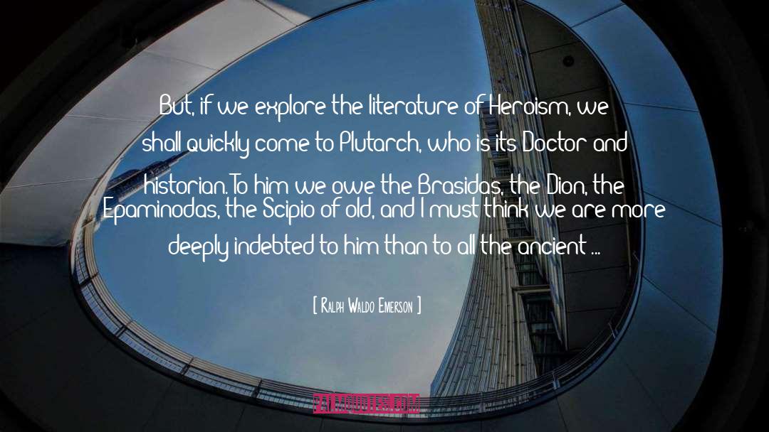 Doctor Who Inspiration quotes by Ralph Waldo Emerson