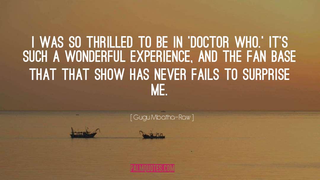 Doctor Who quotes by Gugu Mbatha-Raw