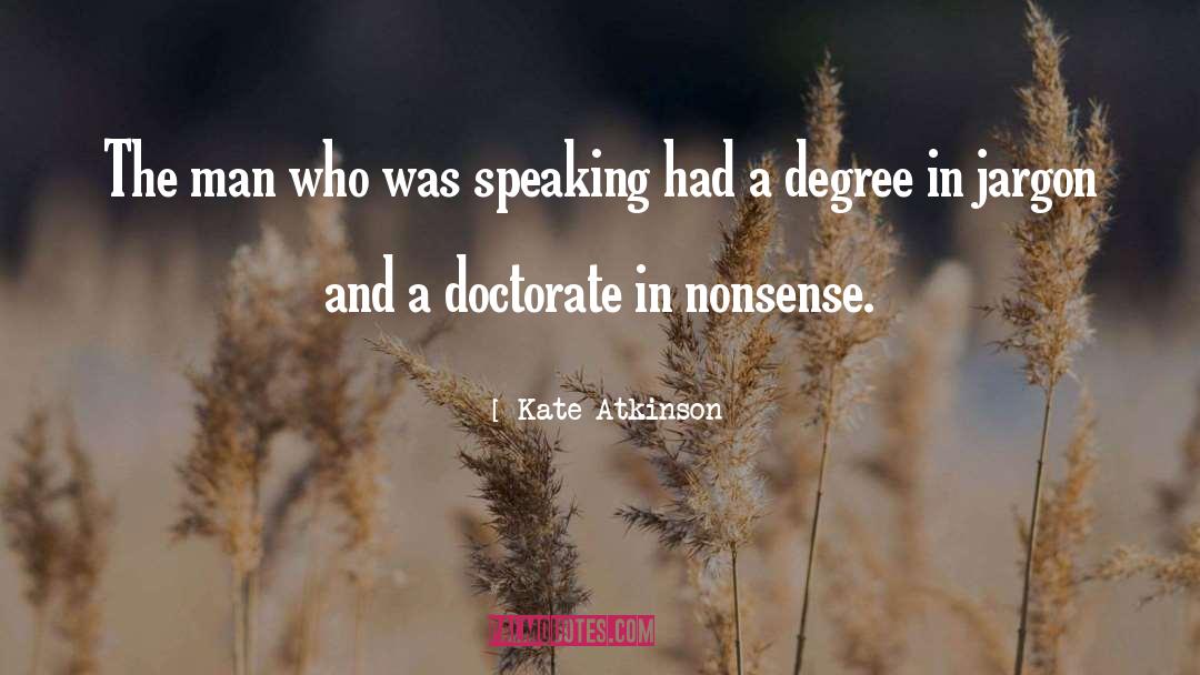 Doctorate quotes by Kate Atkinson