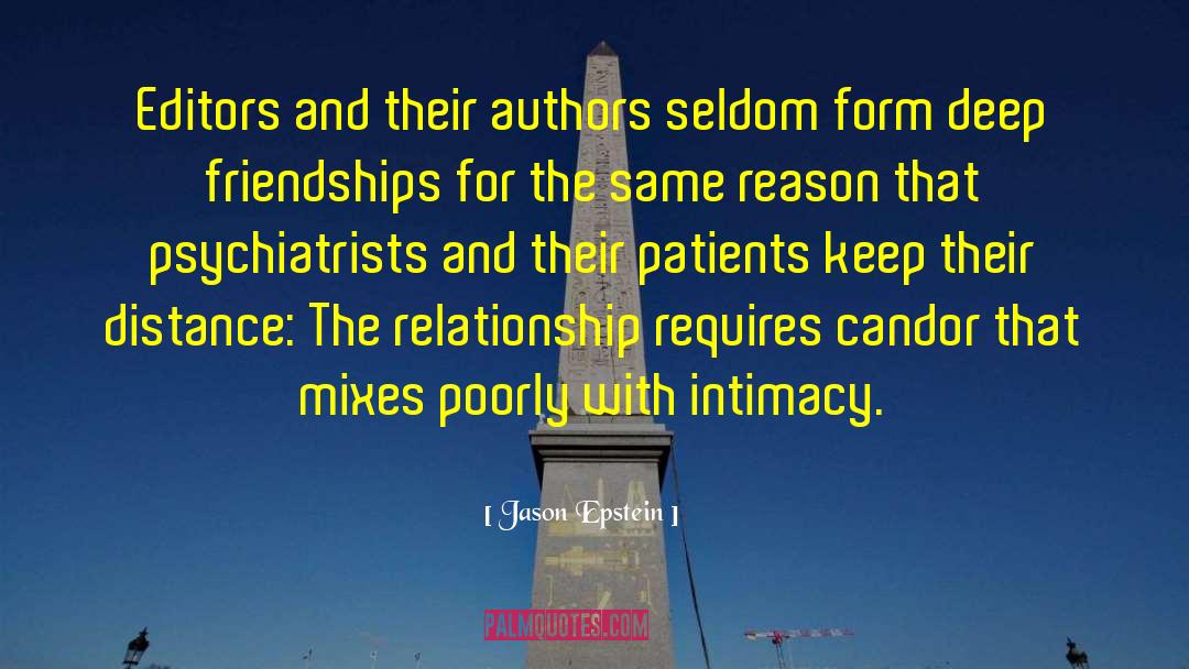 Doctors And Patients quotes by Jason Epstein