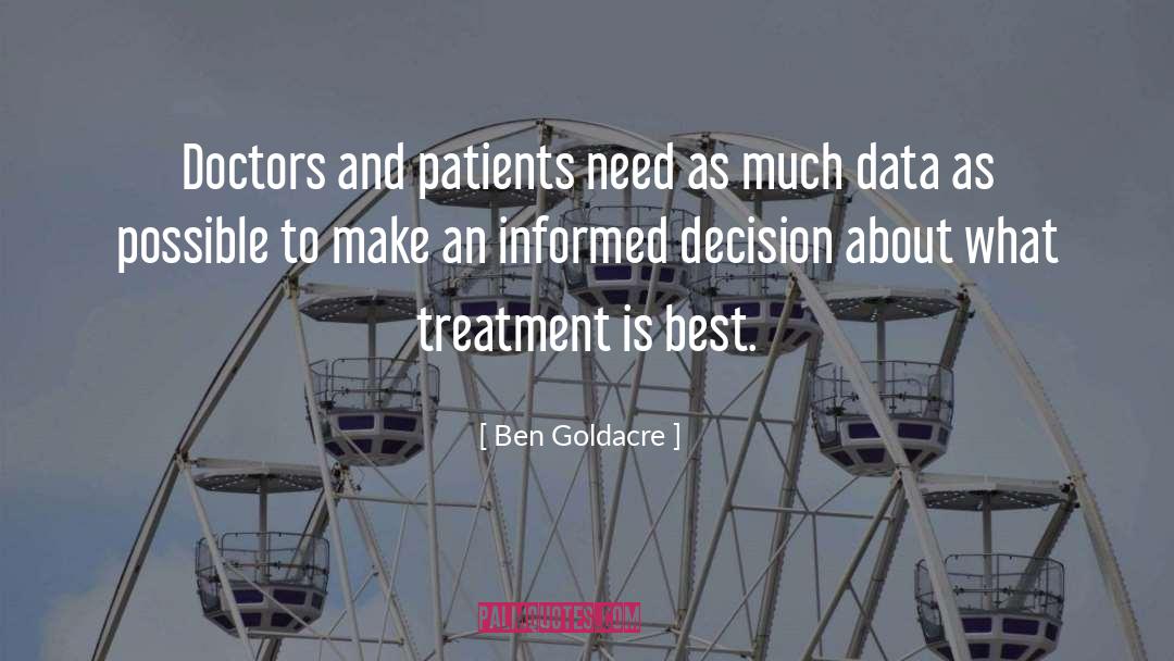Doctors And Patients quotes by Ben Goldacre