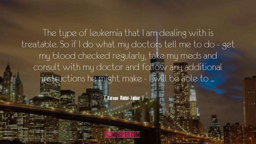 Doctors quotes by Kareem Abdul-Jabbar