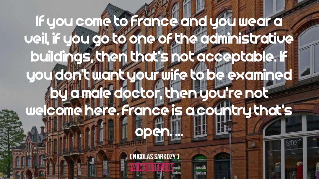 Doctors Wear Scarlet quotes by Nicolas Sarkozy