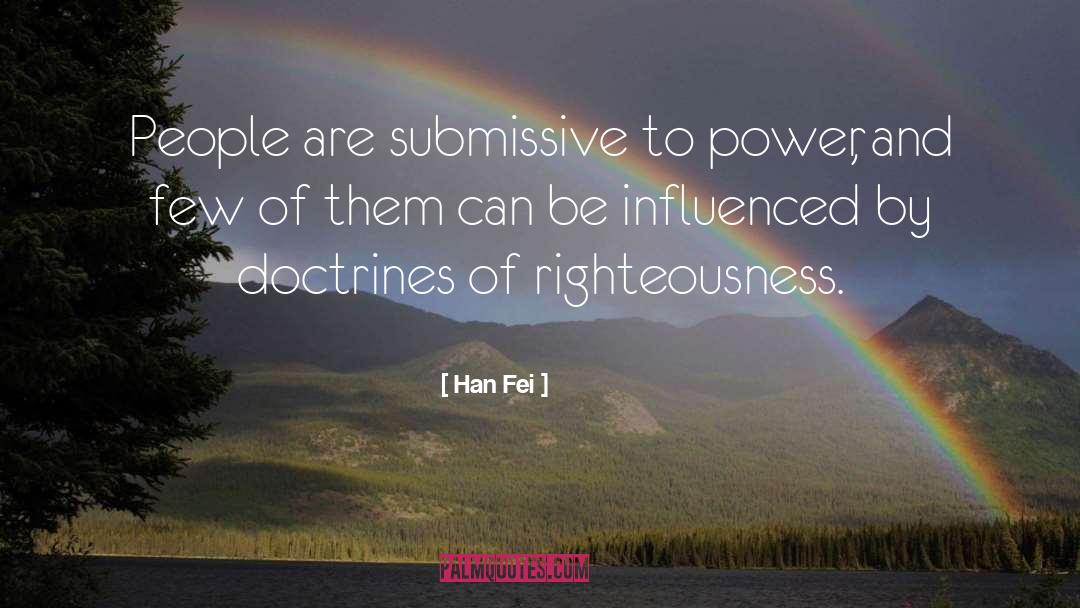 Doctrine quotes by Han Fei
