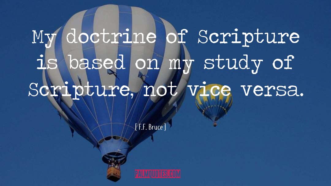 Doctrine quotes by F.F. Bruce