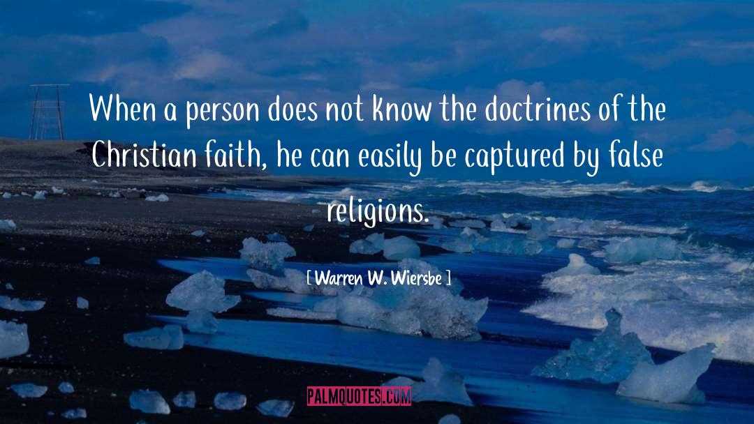 Doctrine quotes by Warren W. Wiersbe