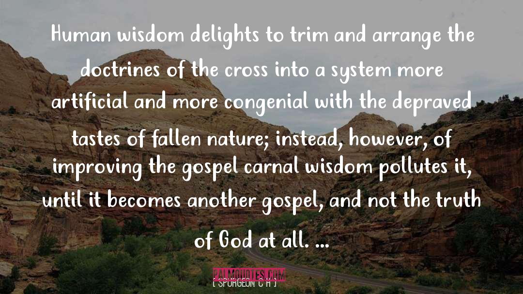Doctrines quotes by SPURGEON C H