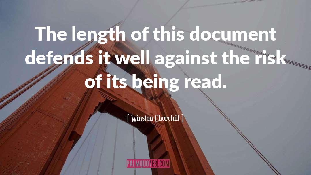 Document quotes by Winston Churchill