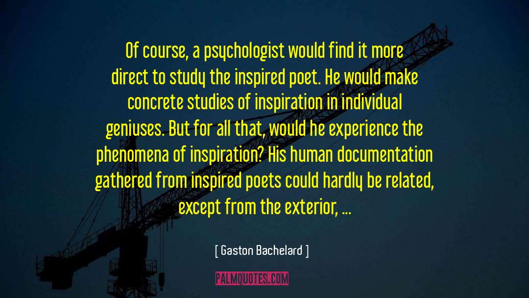 Documentation quotes by Gaston Bachelard